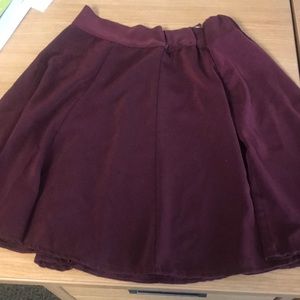 Maroon skirt
